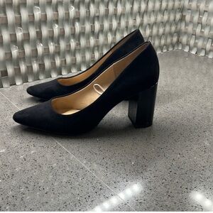 H&M Elegant Black Women's Block Heel Shoes size 9